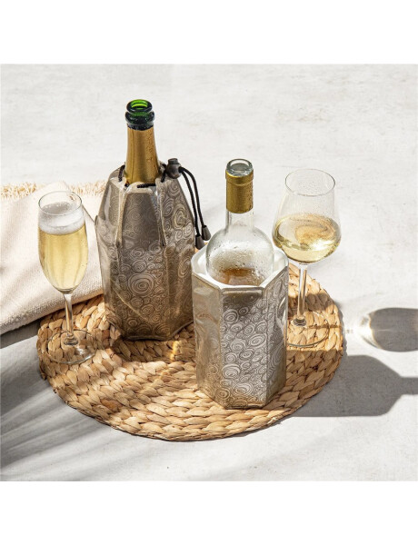 SET X2PCS ENFRIADOR VINO+CHAMPAGNE PLATINO VACUVIN SET X2PCS ENFRIADOR VINO+CHAMPAGNE PLATINO VACUVIN