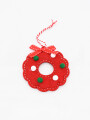 ADORNO COLGANTE FIELTRO SET 2PCS ROJO