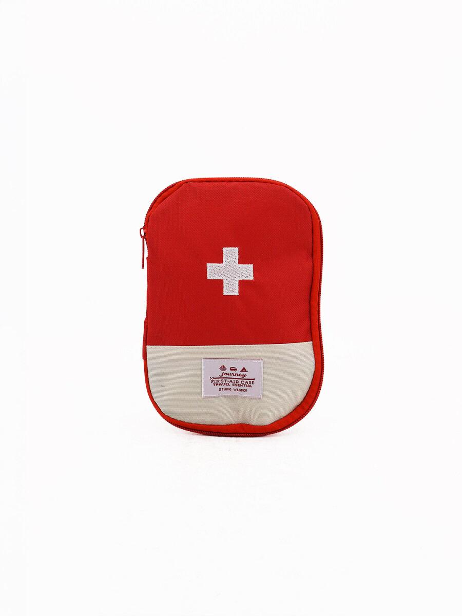 NECESAIRE BOTIQUIN PARA VIAJE - ROJO 
