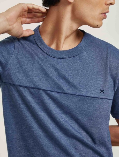 PIJAMA DE ALGODÓN AZUL