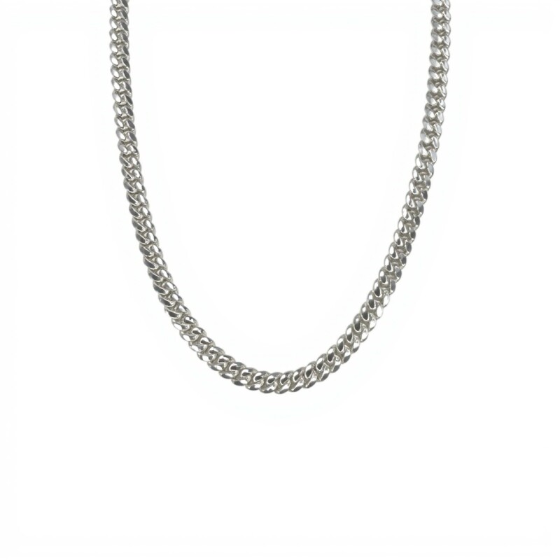 Cadena Cubana - Plata 925 - Sin Piedra - CD3515 sinpiedra