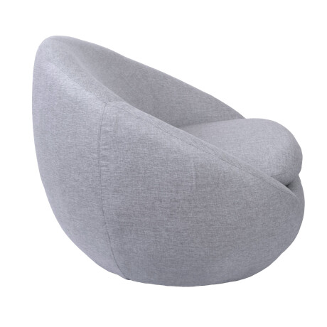 BUTACA GIRATORIA TELA GRIS OSLO