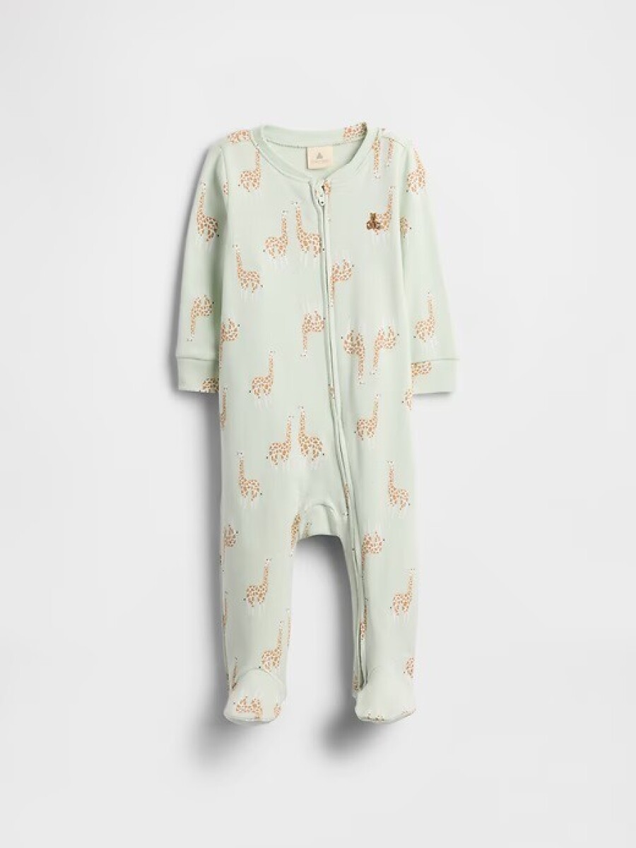 Pijama Bebé - Soft Mint Green 074-80 