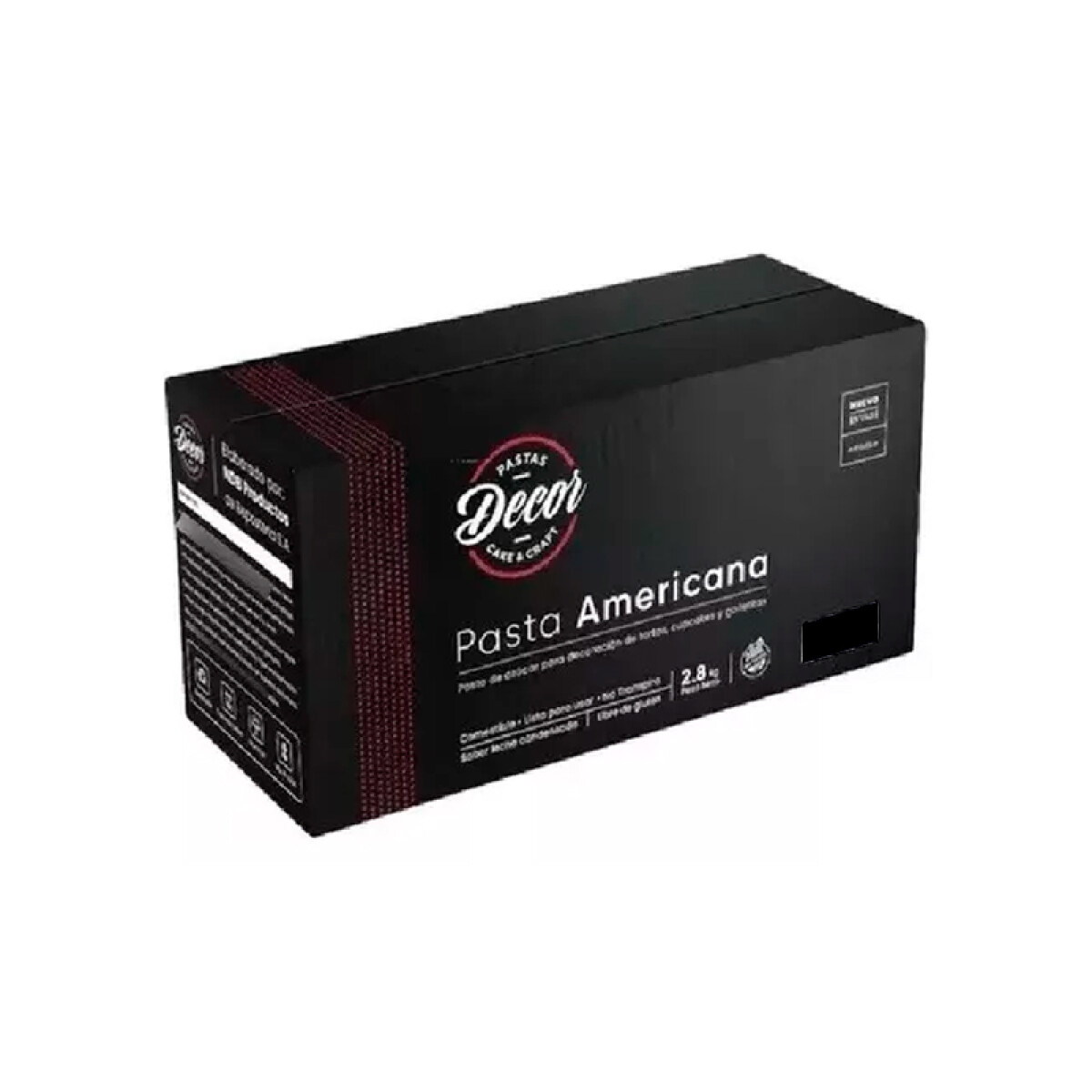 Pasta Americana Negro - 2,8 kg 