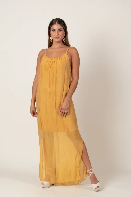 VESTIDO ALTEA Mostaza
