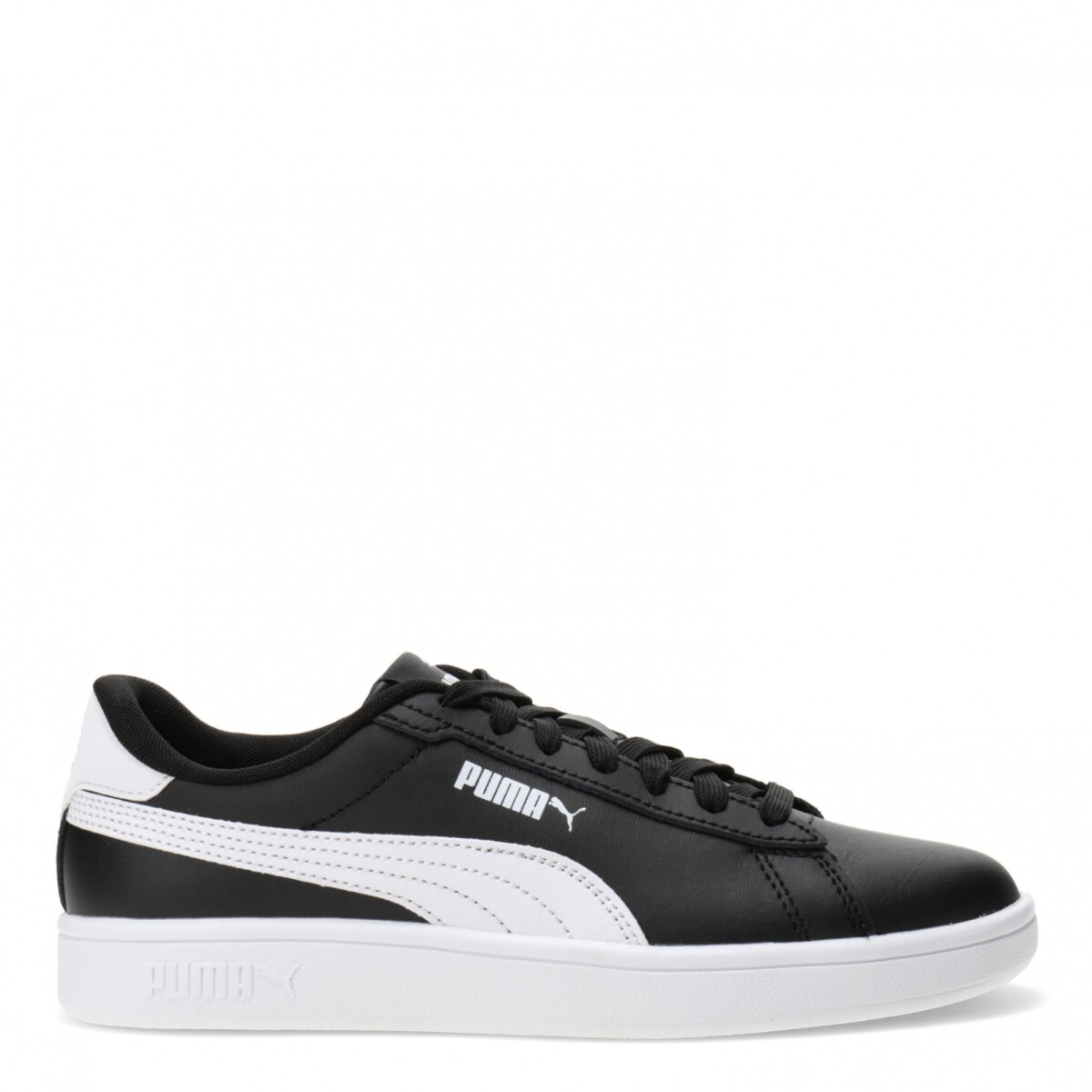 Championes de Mujer Puma Smash 3.0 Leather - Negro - Blanco 