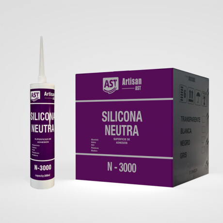 SILICONA NEUTRA TRANSPARENTE CARTUCHO N-3000 AST SILICONA NEUTRA TRANSPARENTE CARTUCHO N-3000 AST