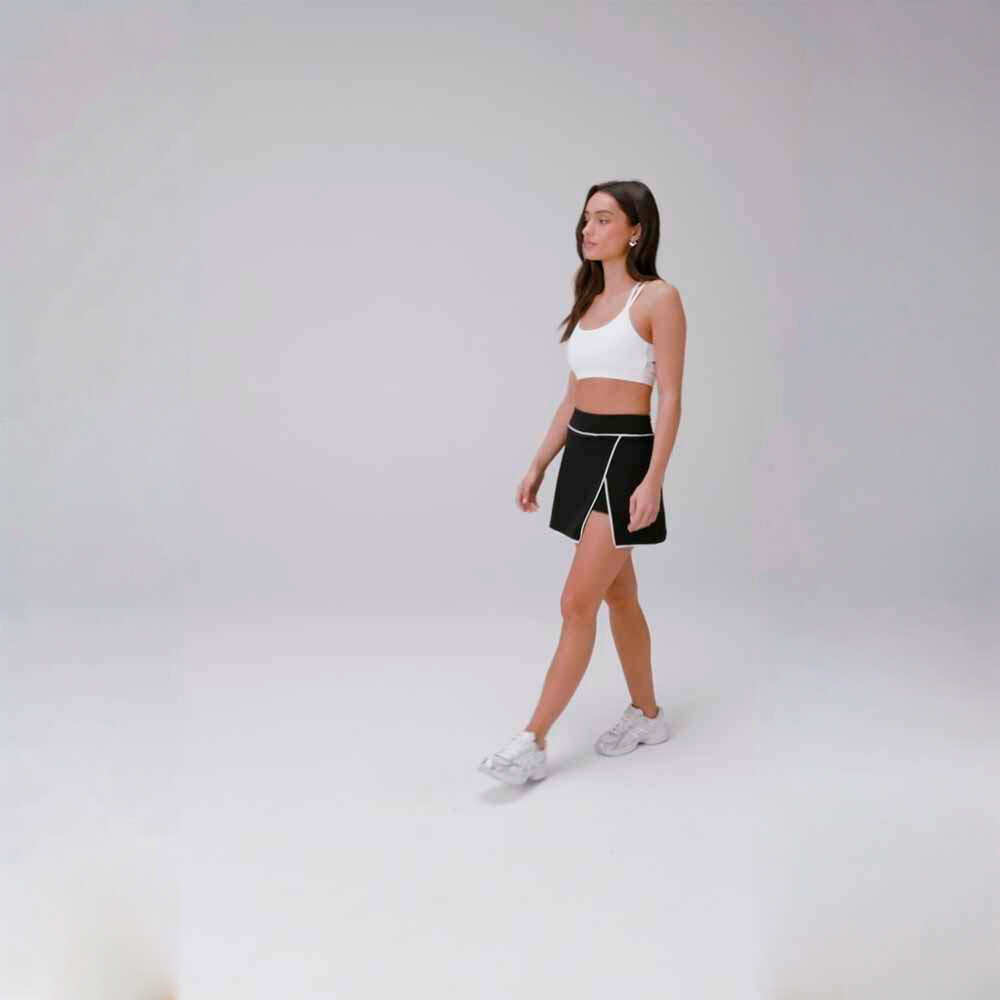 Faldas On-The-Go Classic Mini Skirt Mujer Velvet Dawn/classic White