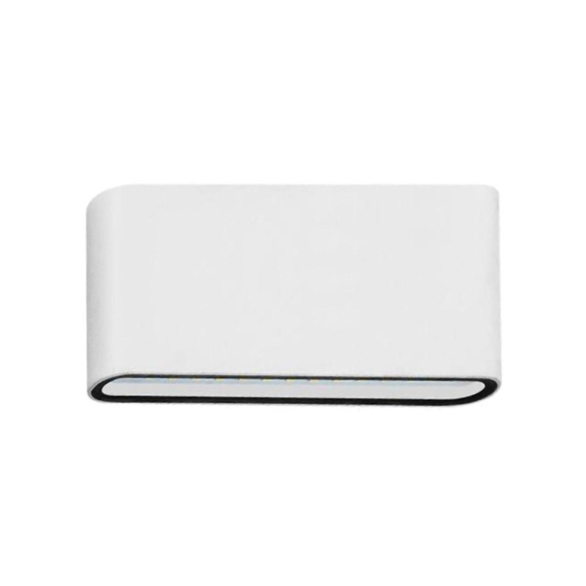 Luminaria Bidireccional Oval 12W Blanco 
