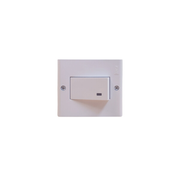 Caja 1 mód con pulsador de timbre blanco puro Sica SK3493