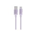Cable de carga USB-C violeta