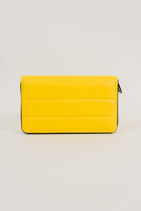 Billetera 11120-6 Eco Cuero Amarillo