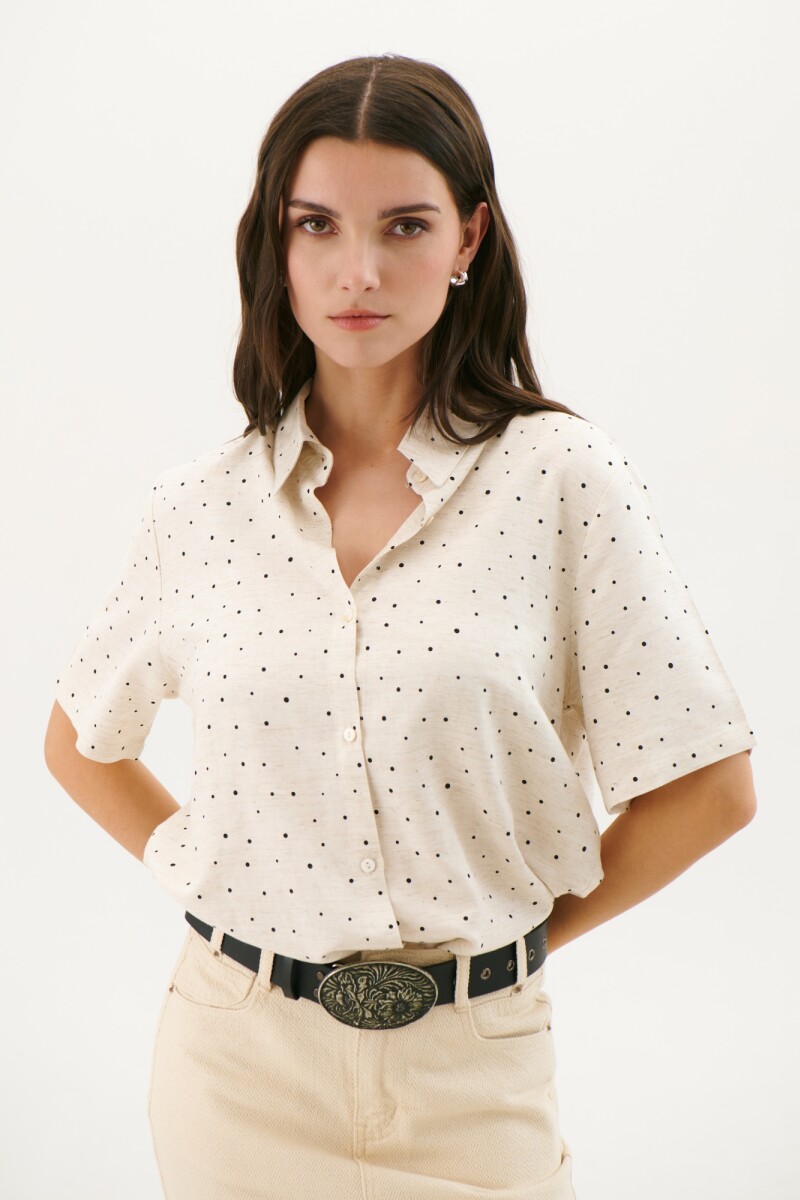 CAMISA DOT NATURAL