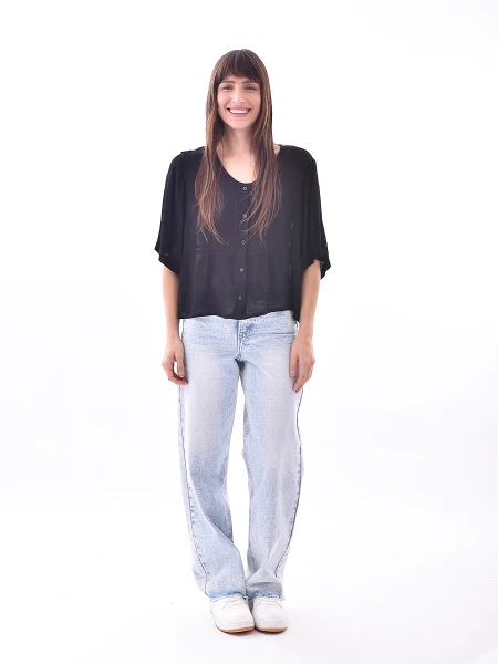 BLUSA GERANIO NEGRO