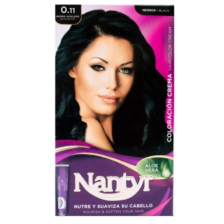TINTA COLORACION KIT NANTYR Nª 0.11 NEGRO AZULADO TINTA COLORACION KIT NANTYR Nª 0.11 NEGRO AZULADO