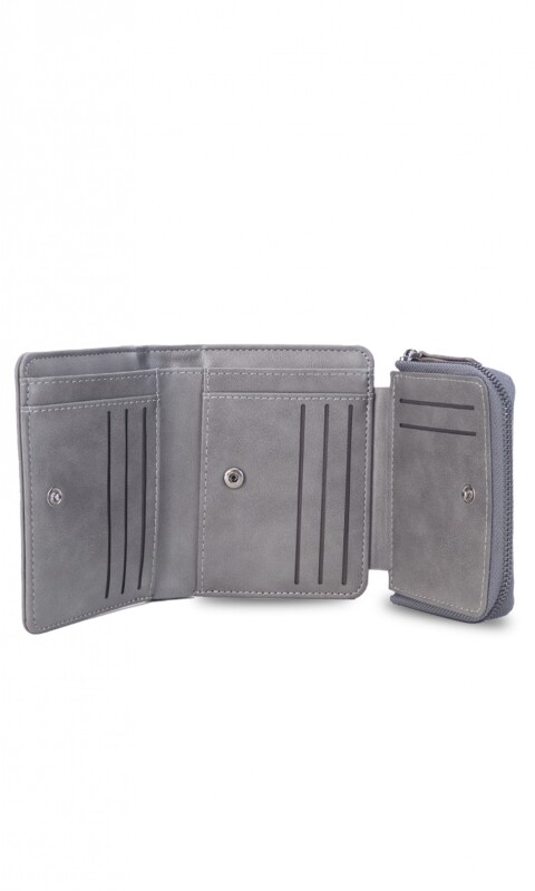 BILLETERA CERVANTES GRIS