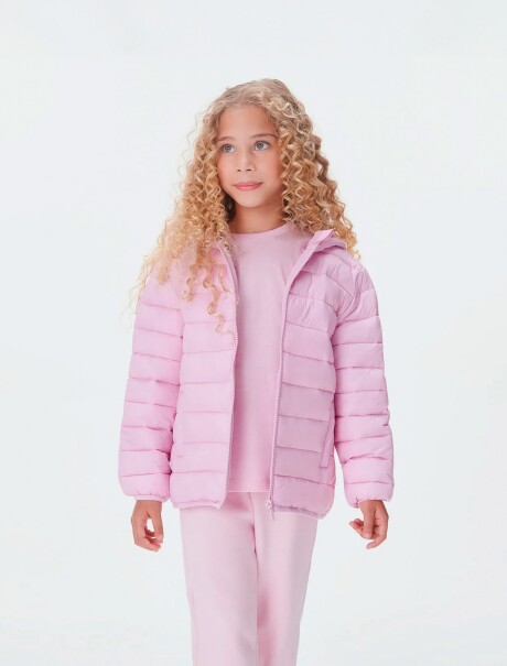 CAMPERA UNISSEX PUFFER CON CAPUCHA Y BOLSILLOS VERDE