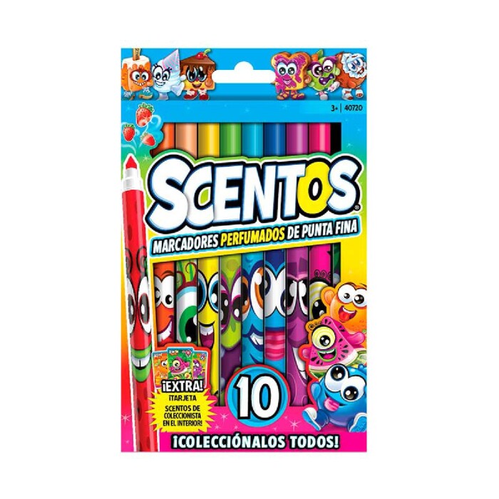 SCENTOS MARCADOR CLASICO X 10 KIT única
