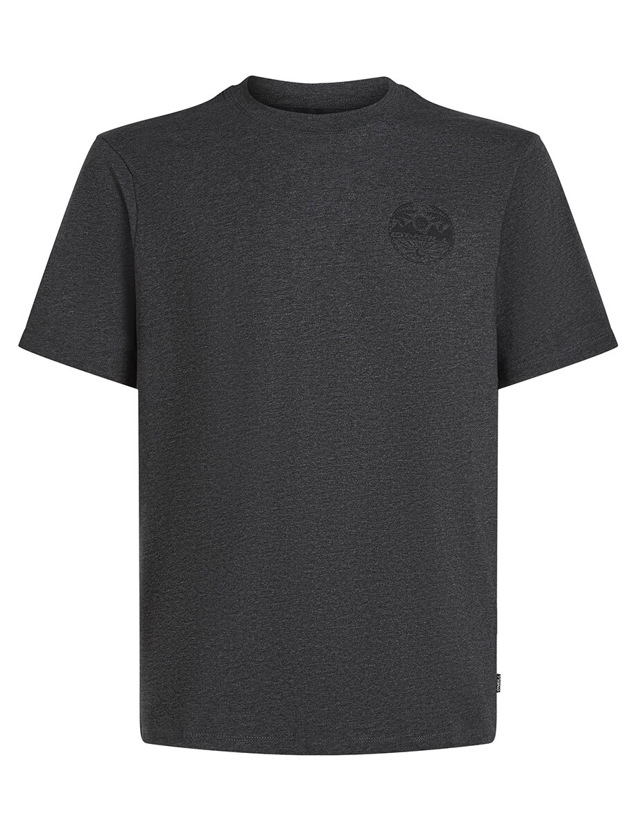 Remera O'Neill Circle Back Print Black Out 