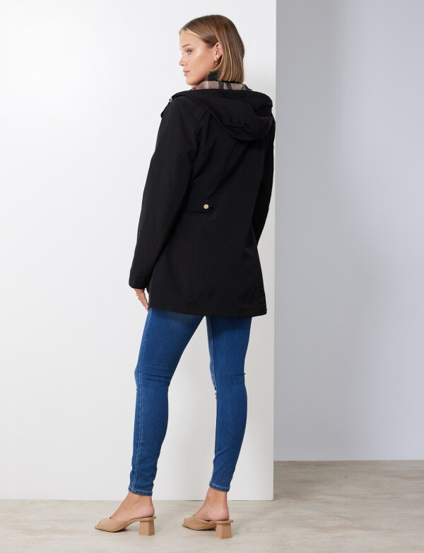 Gabardina Impermeable NEGRO