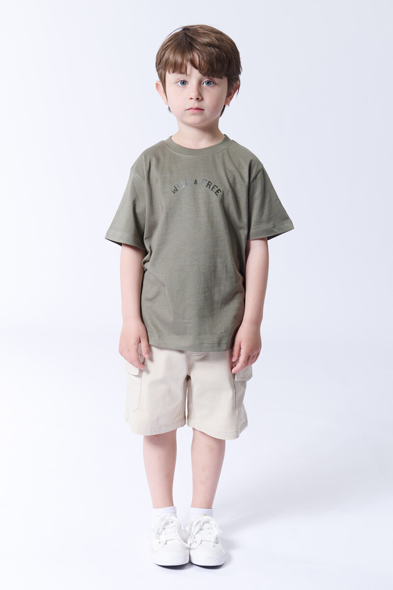 Remera Algodón Pumba Verde