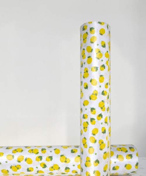 Papel Regalo Bobina 60cm x 100mts LIMON