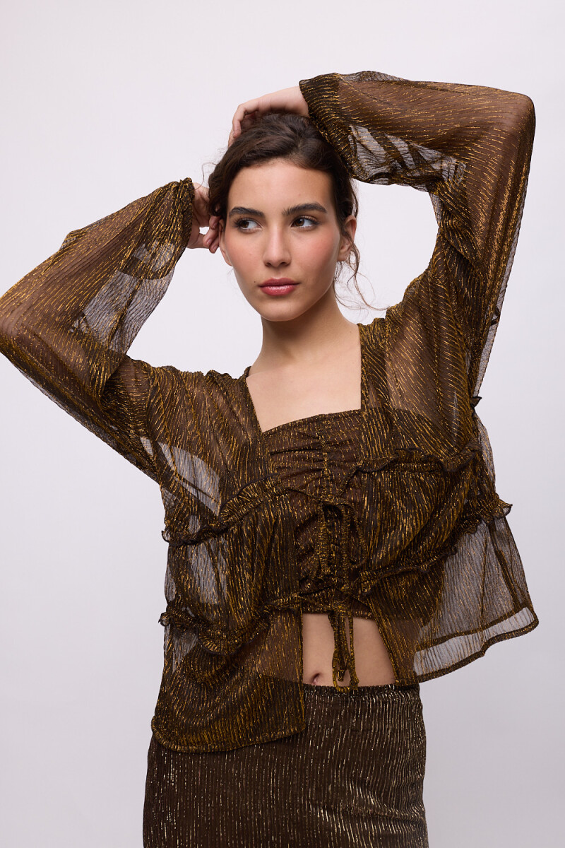 Camisa Lov - Dorado 