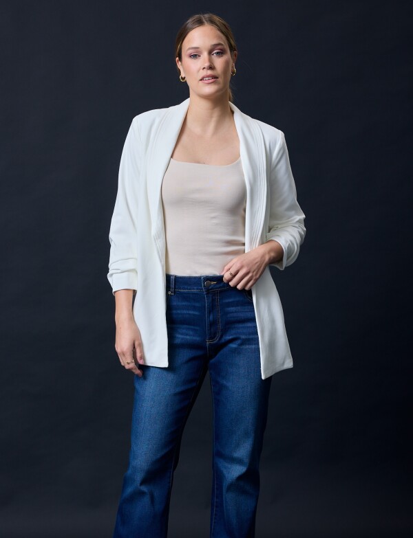 Blazer Manga Frunce CRUDO