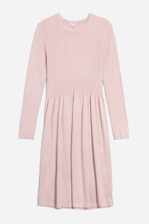 Vestido tejido manga larga ROSA