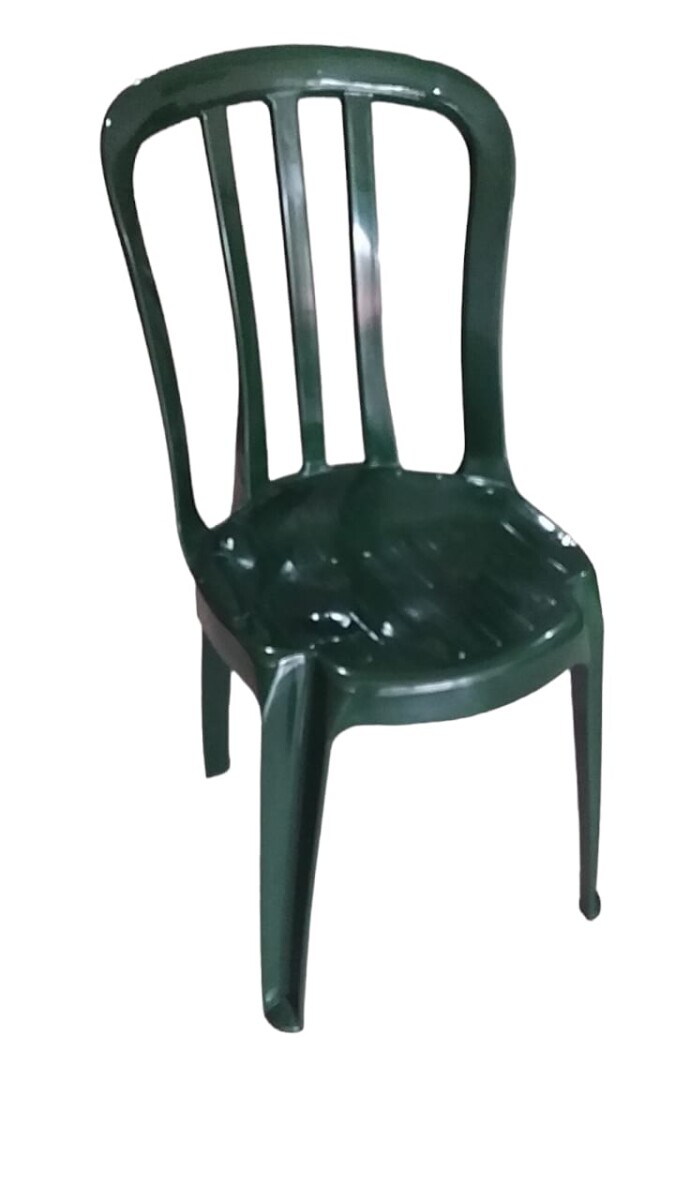 Silla de PVC sin posabrazos VERDE 