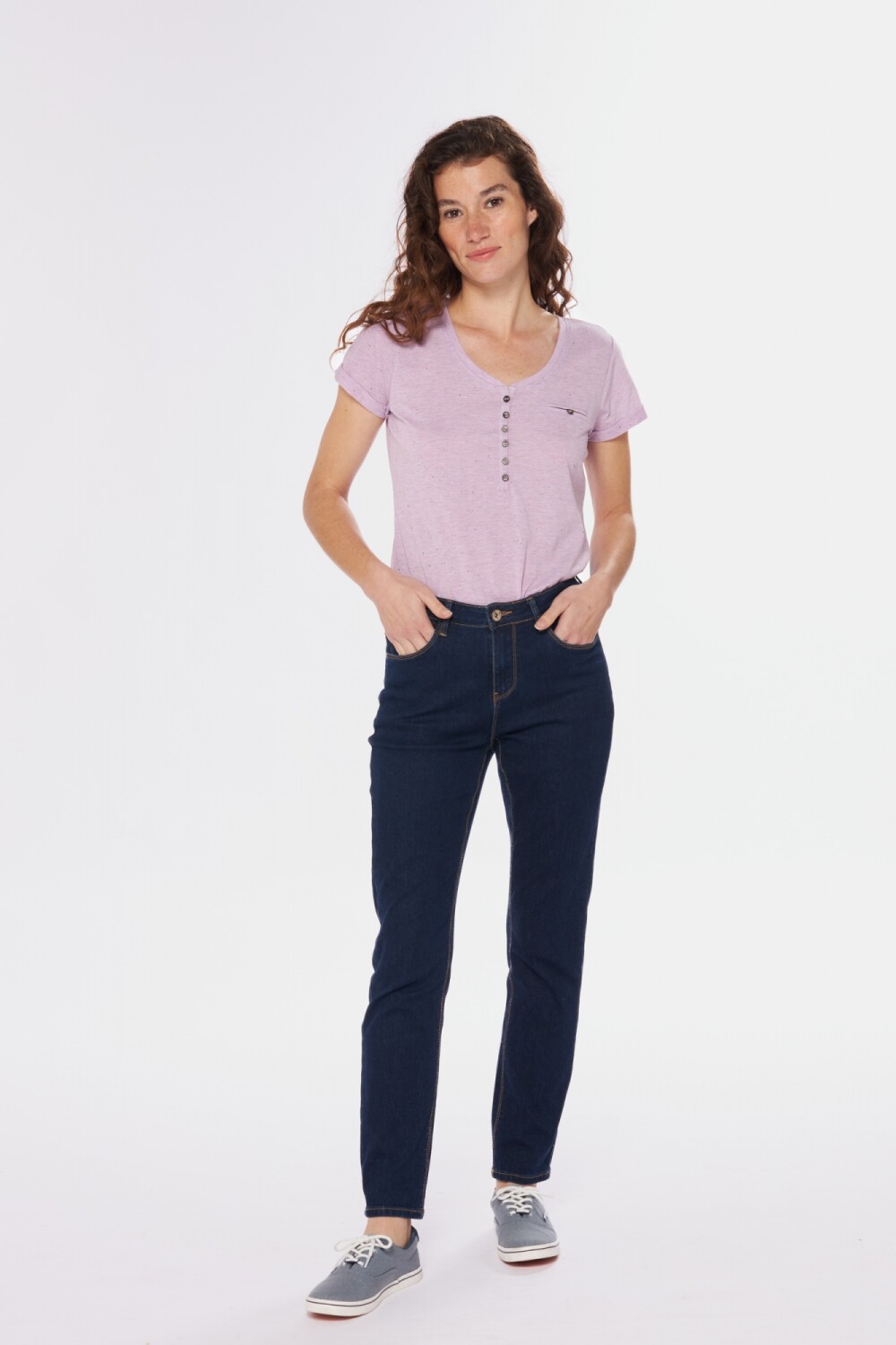 PANTALÓN DE JEAN CLÁSICO Azul