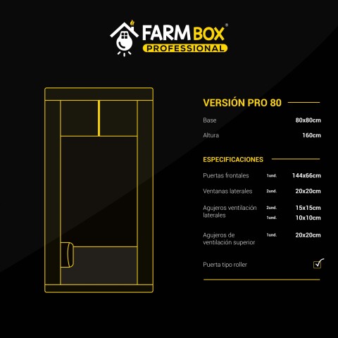 ARMARIO FARM BOX PROFESSIONAL 80X80X160CM ARMARIO FARM BOX PROFESSIONAL 80X80X160CM