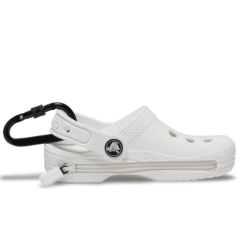 Llavero Classic Clog Pouch Bag Charm Blanco