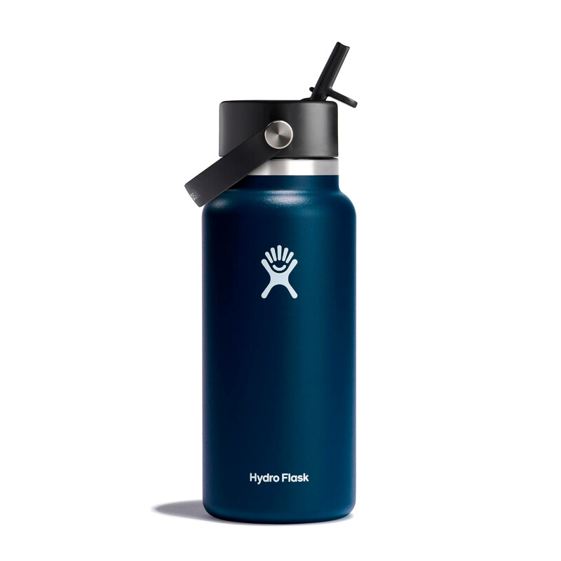 32 oz Wide Mouth with Flex Straw Cap Indigo