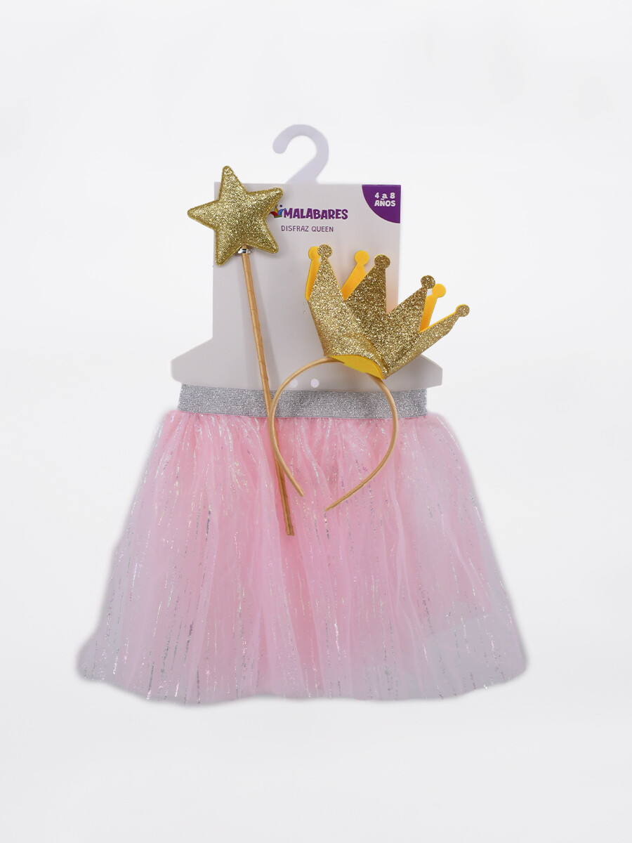 DISFRAZ QUEEN - ROSADO 