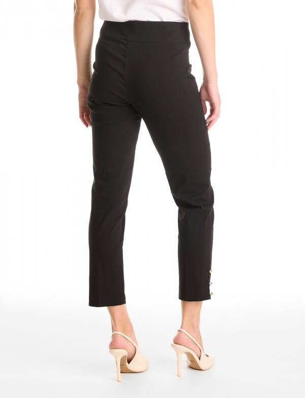 Pantalon Botones NEGRO