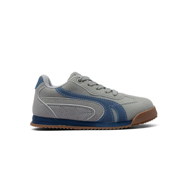 DEPORTIVO AIKE KIDS A - AMERICAN SPORT GRIS/AZUL