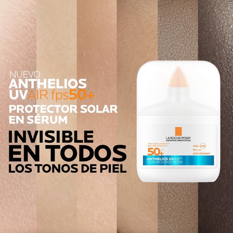 Protector Solar Anthelios Serum Uvair 50+ 50 Ml. Protector Solar Anthelios Serum Uvair 50+ 50 Ml.