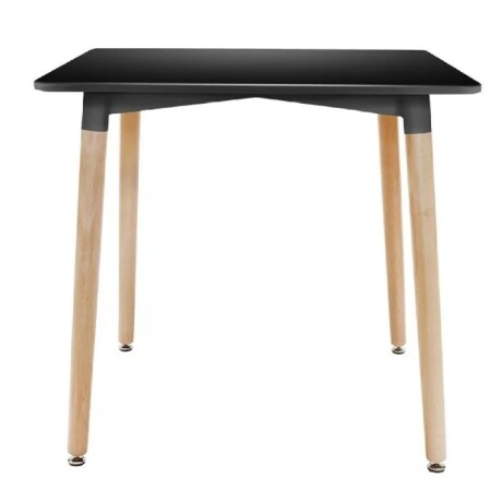 MESA DE COMEDOR EAMES CUADRADA 80 CM Mesa Eames Negra Cuadrada 80cm