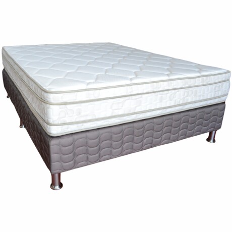 Colchón + Sommier de Espuma Premium París 1,40 x 1,90 x 26 - 2 Plazas