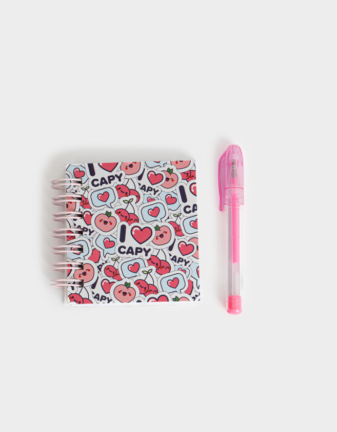 Librería Sets Mochila Set De Librería En Mini Mochilita De Pvc - Azul Celeste