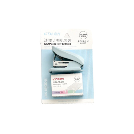 Engrampadora color pastel Celeste