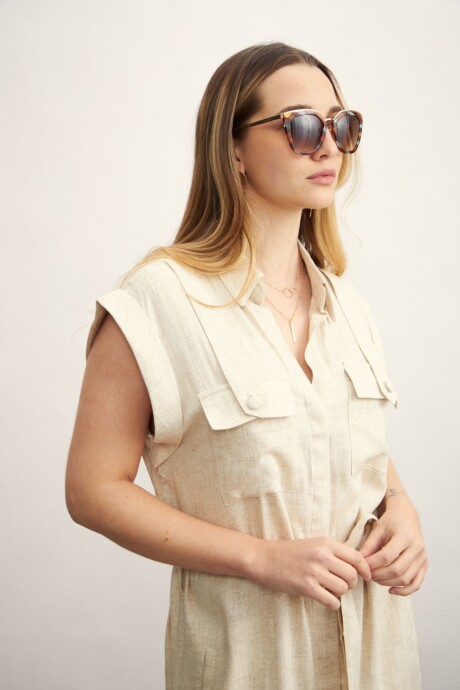 Vestido Vilma Beige