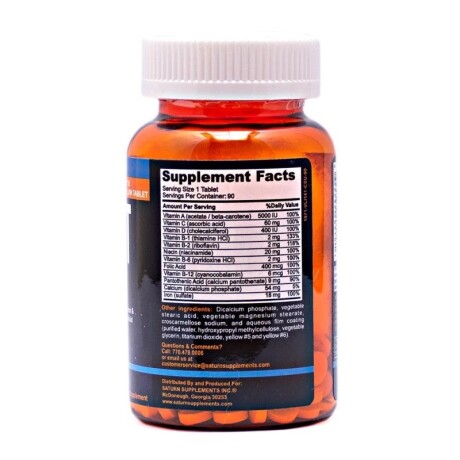 Saturn Supplements Microvit 90caps Saturn Supplements Microvit 90caps
