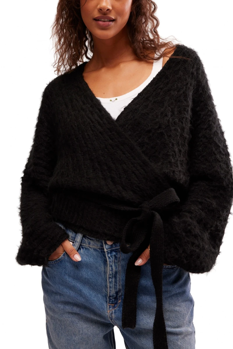 CARDIGAN OVER YOU Negro