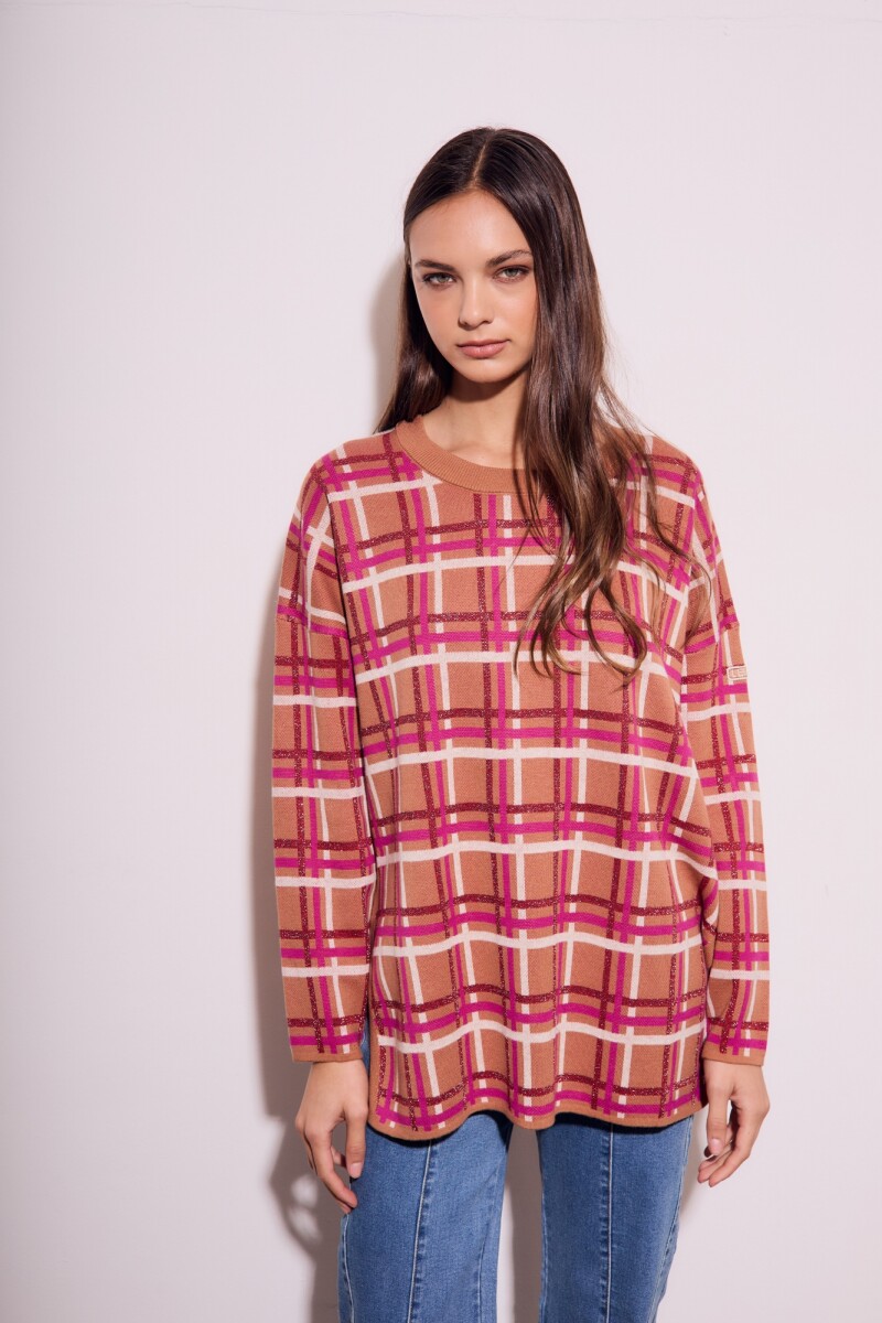 Sweater Intarsia Mocha