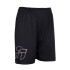 SHORT TRNG 9'' MEN gris magnet NEGRO