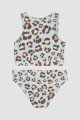 Bikini surf girl tricolor 6-16a Animal print
