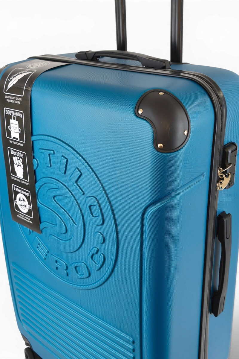 Valija grande ABS (fibra) de 28" Azul