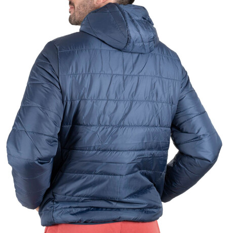 Campera Abrigo Topper Inflada Con Capucha P/ Hombre Azul